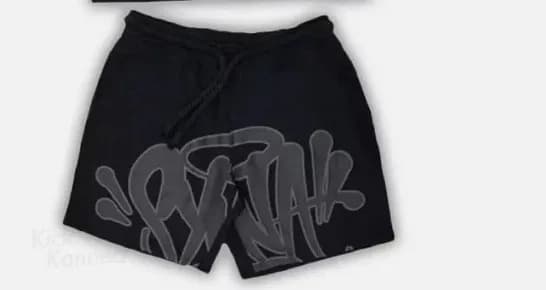 Palace Camp Collar Shirt Graffiti Logo — 黑色短裤