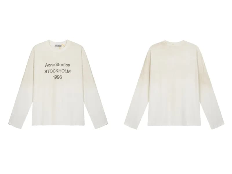 Acne Studios Long-Sleeve Tee Stockholm 1996 Logo