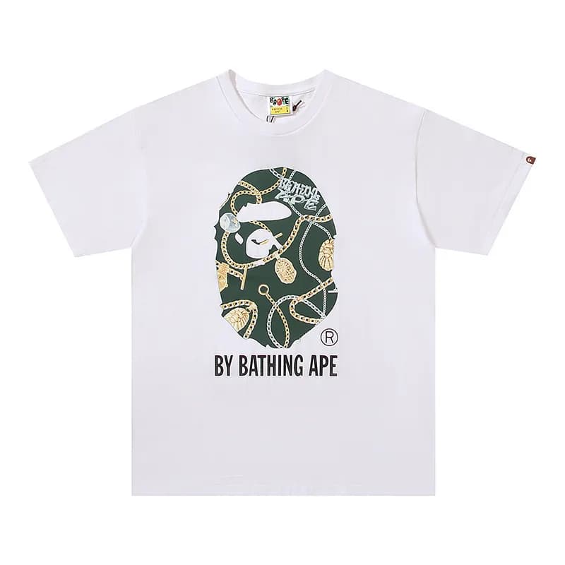 BAPE Ape Head Tee Chain Print