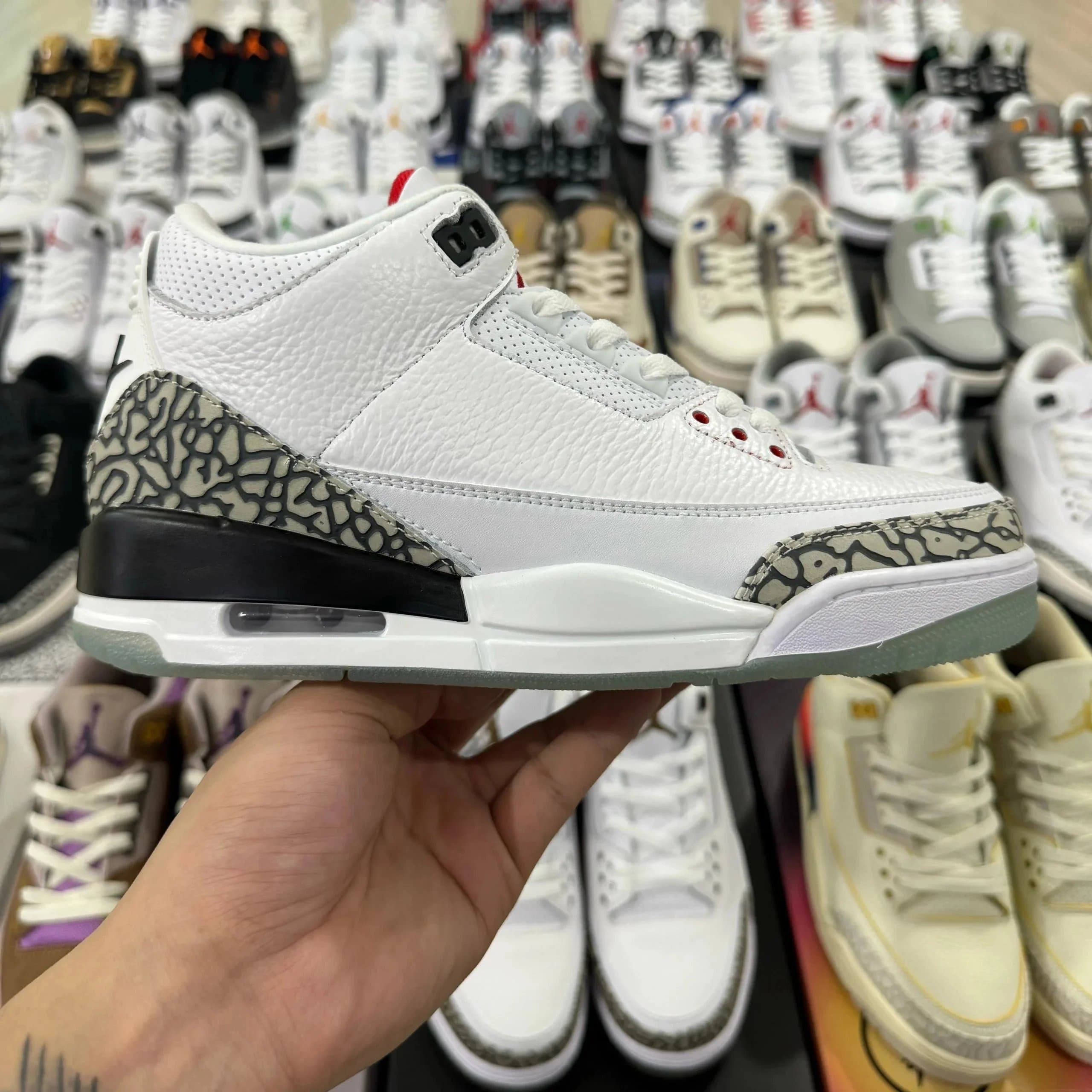 Air Jordan 3 White Cement