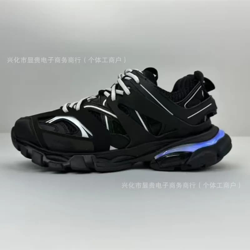 Balenciaga Speed Trainer Black White Blue