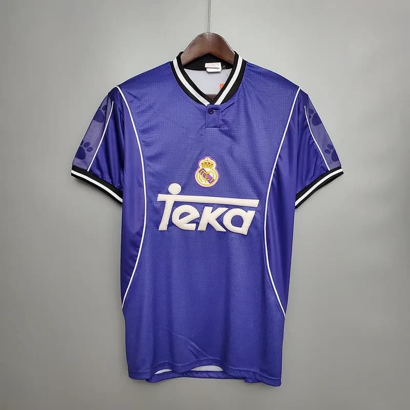 Adidas Real Madrid 1997-98 Away Jersey Teka Sponsor