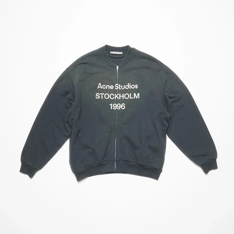 Acne Studios Long Sleeve Tee Logo Print — 35