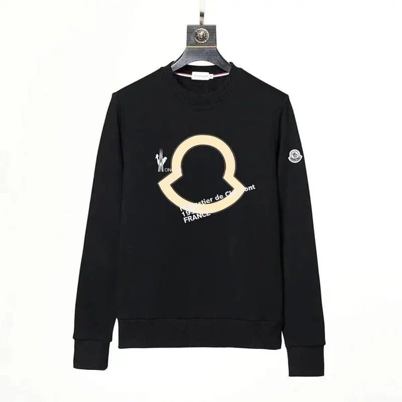 Moncler Crewneck Sweatshirt Logo Patch — LG01417