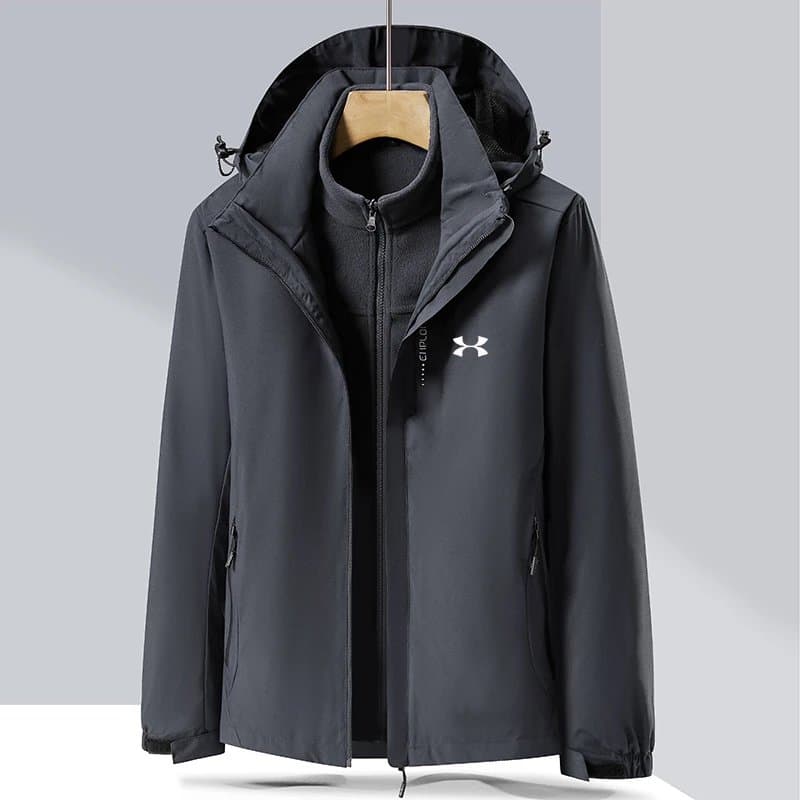 Nike Windrunner Jacket Classic Swoosh — 深灰6266三合一按的马