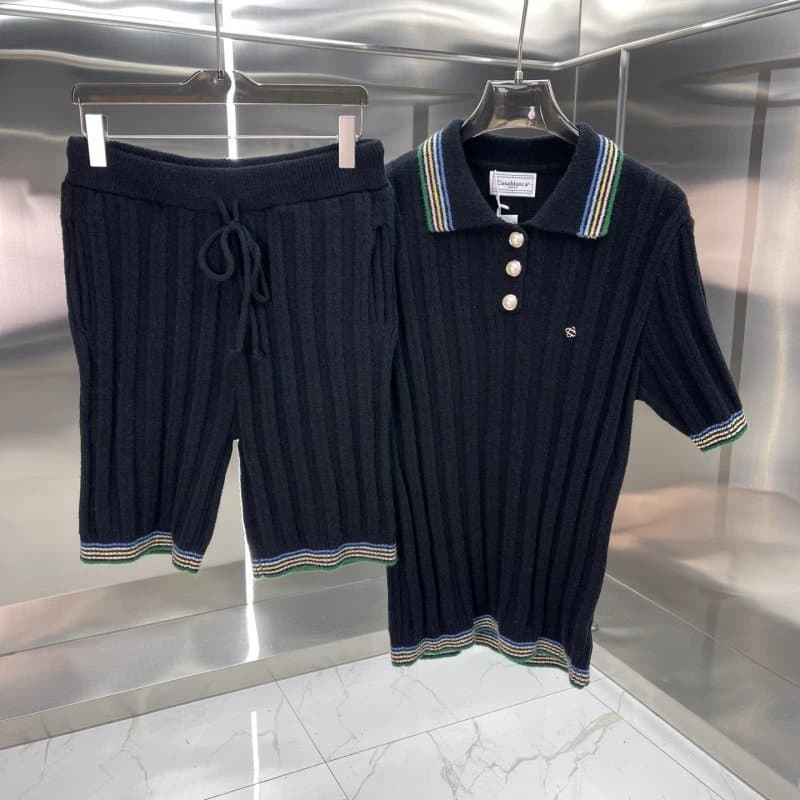 Balenciaga Knit Set Zigzag Chevron — 225-05