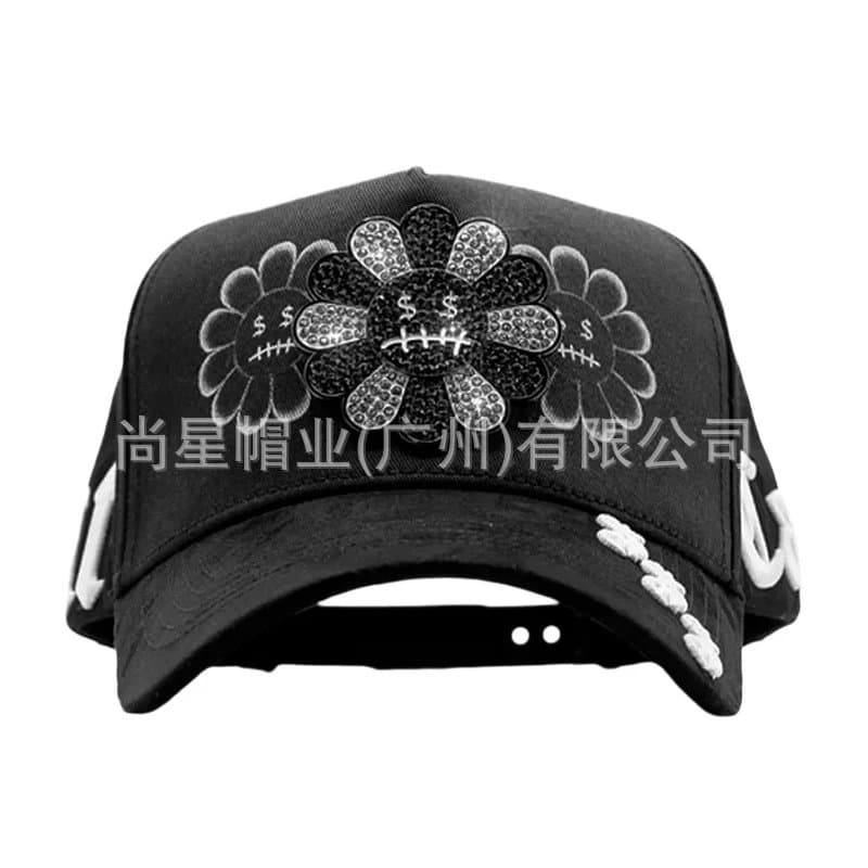 Travis Scott Trucker Cap Flower Embroidery