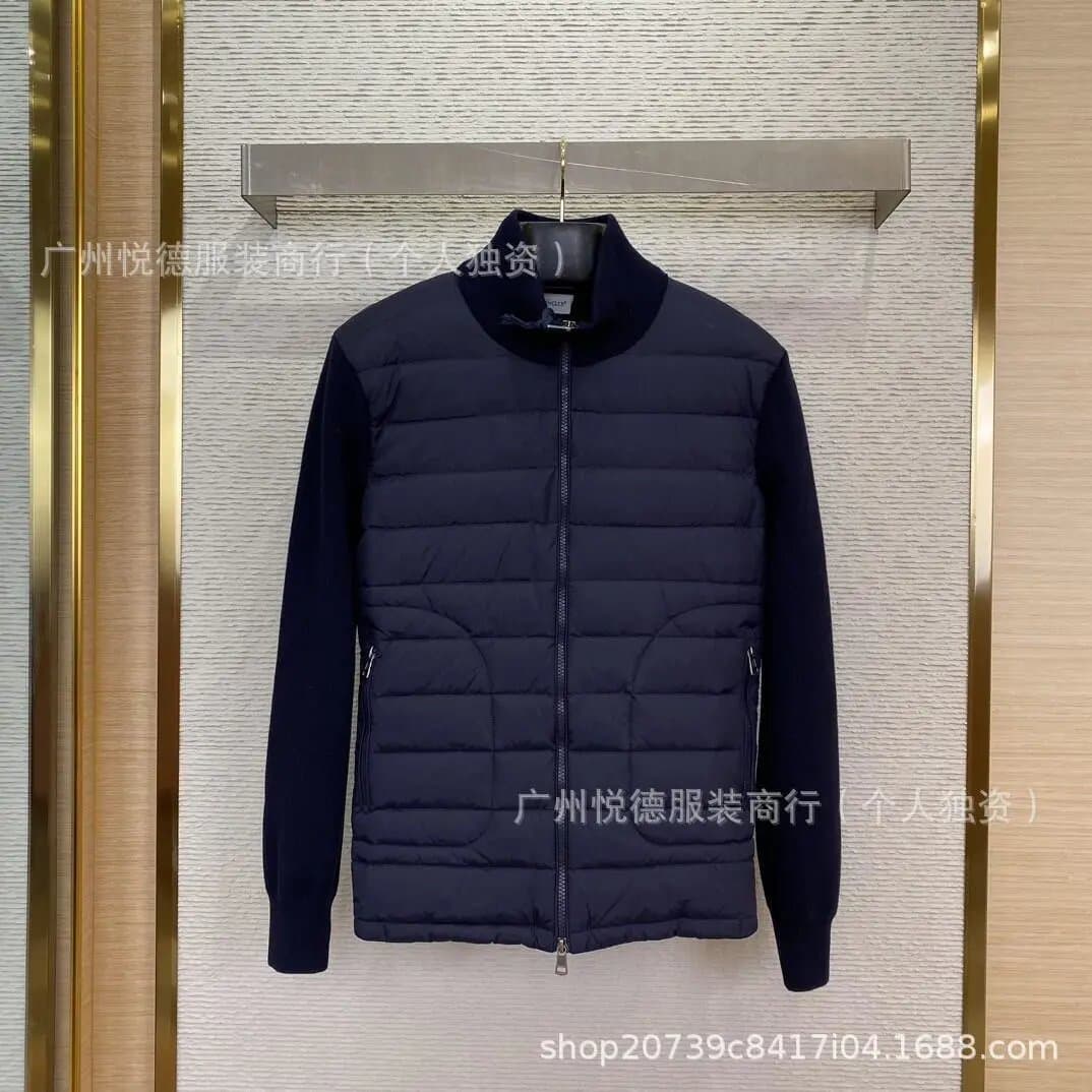 Moncler Quilted Hybrid Jacket Contrast Sleeve