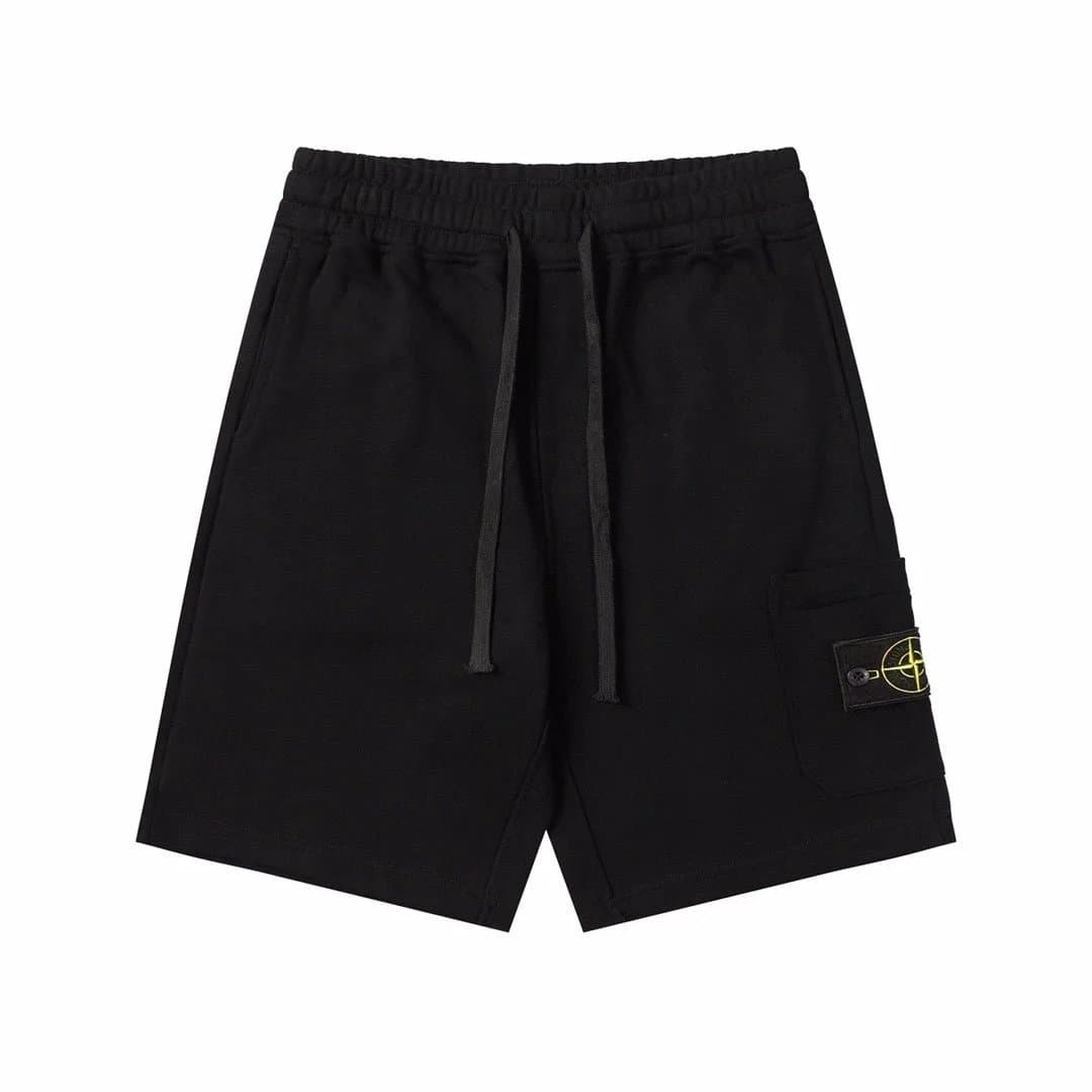 Stone Island Cargo Joggers Reflective Compass Patch — 短裤黑色