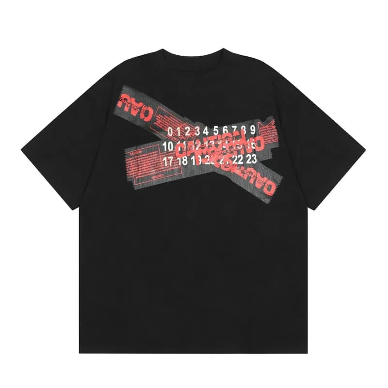 Off-White T-Shirt Caution Tape Print
