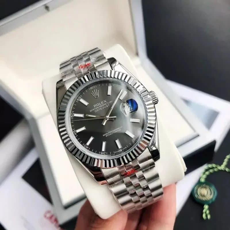Rolex Submariner Date Root Beer — 银壳灰盘·三珠表带