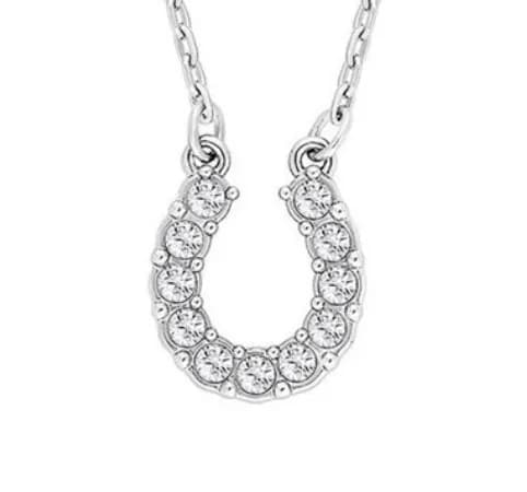 Van Cleef & Arpels Alhambra Pendant Horseshoe Motif with Diamonds