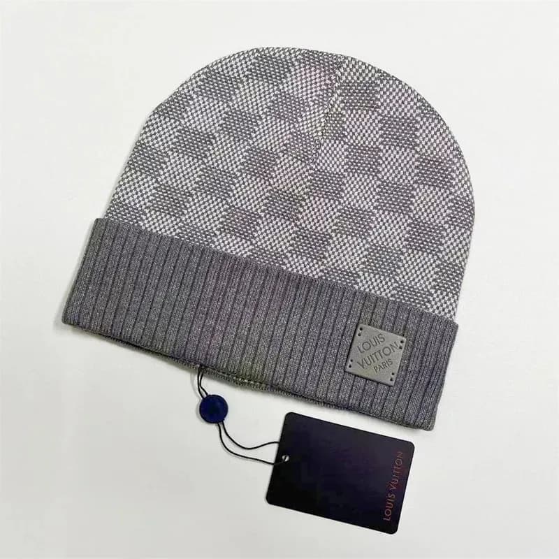 Louis Vuitton Scarf Monogram Grid — 223# 浅灰色