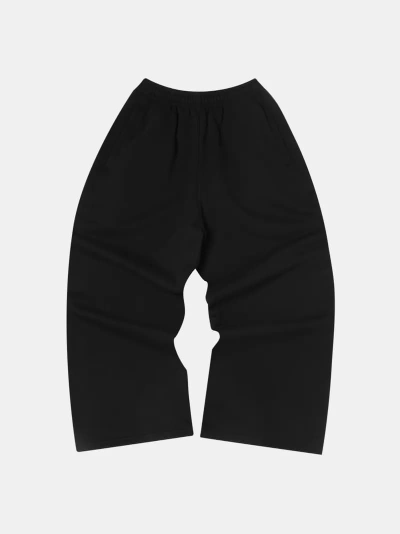 Wide-leg Sweatpants Cut-out Detail