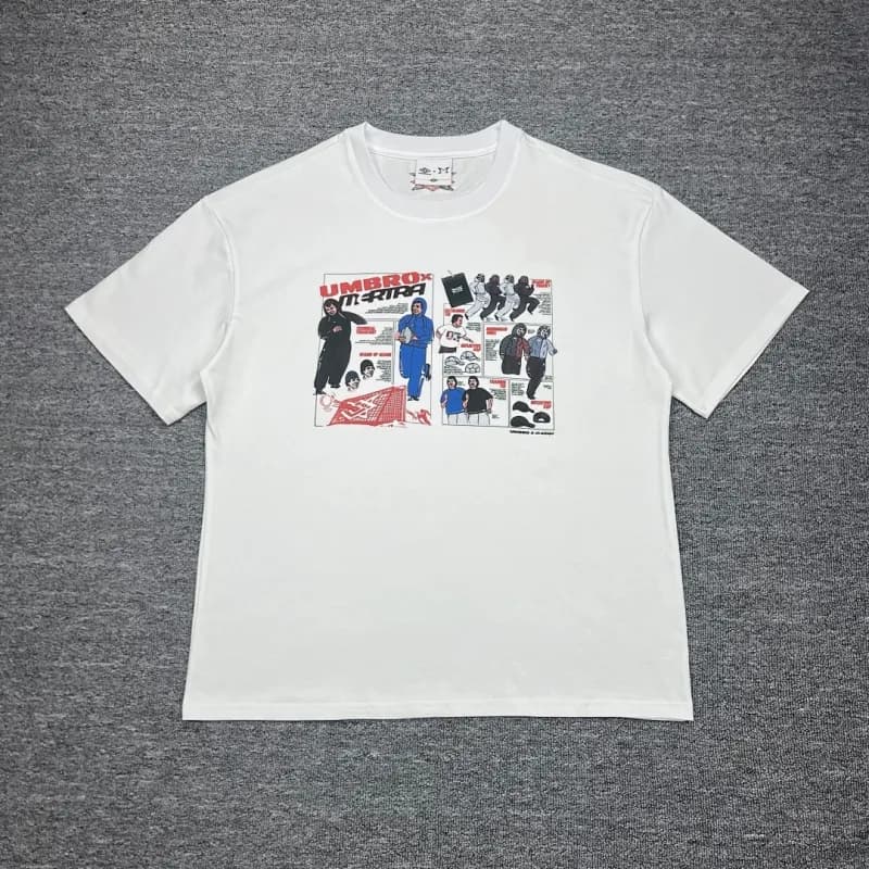 Sp5der Mesh Tee Logo Print — 216白