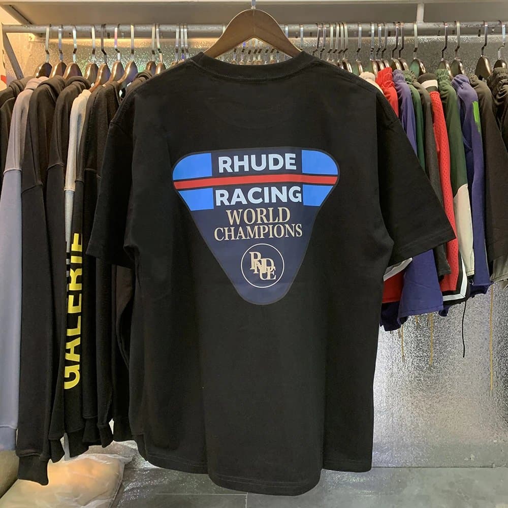 Rhude Graphic Tee Mountain Logo — 5057 黑色