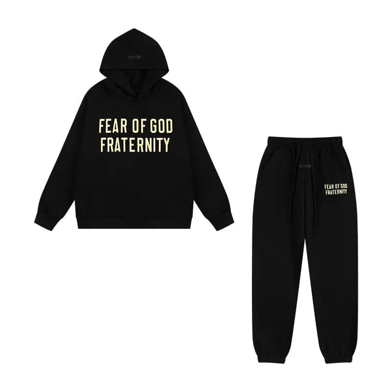 Hoodie and Joggers Set Fear of God Fraternity