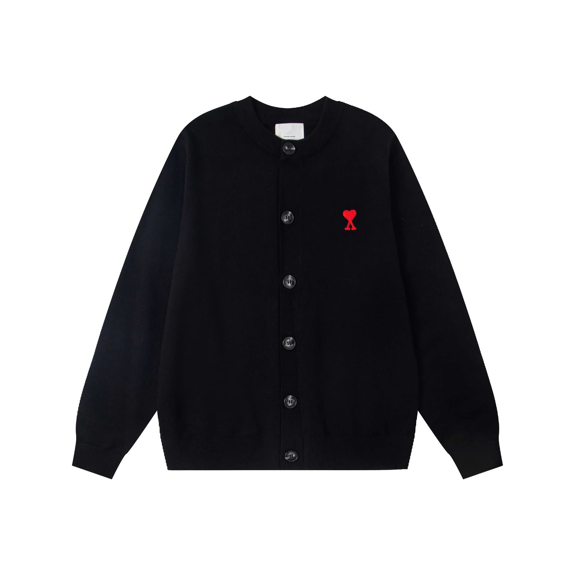 Amiri Knit Cardigan Heart Logo — 310#粉色