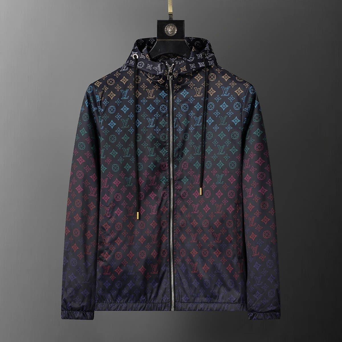 Louis Vuitton Monogram Windbreaker Jacket Multicolor Gradient