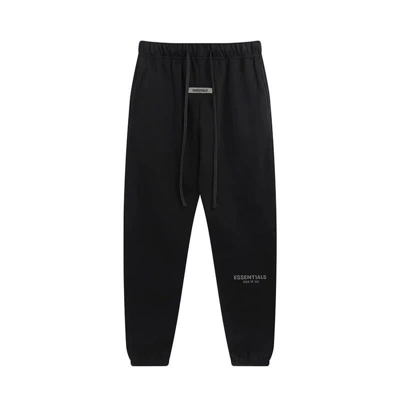 Fear of God Essentials Hooded Sweatshirt Essentials Logo — 裤子黑色