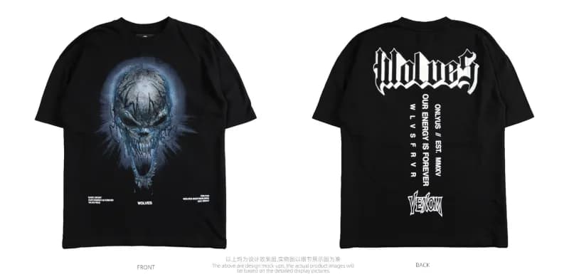 Hellstar × Travis Scott Graphic Tee Skull Print