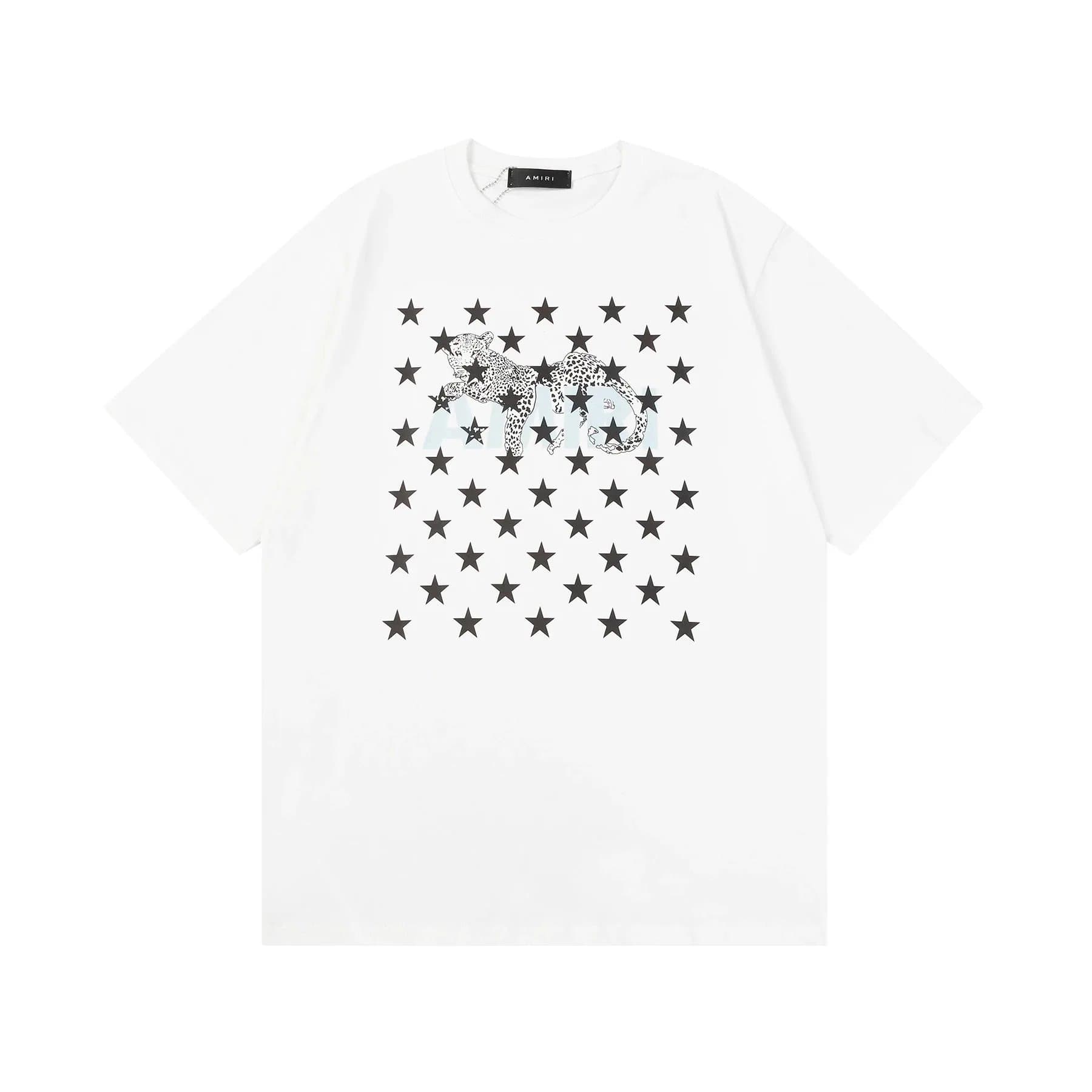 Amiri Logo Graphic Tee Drip Logo — 5561白