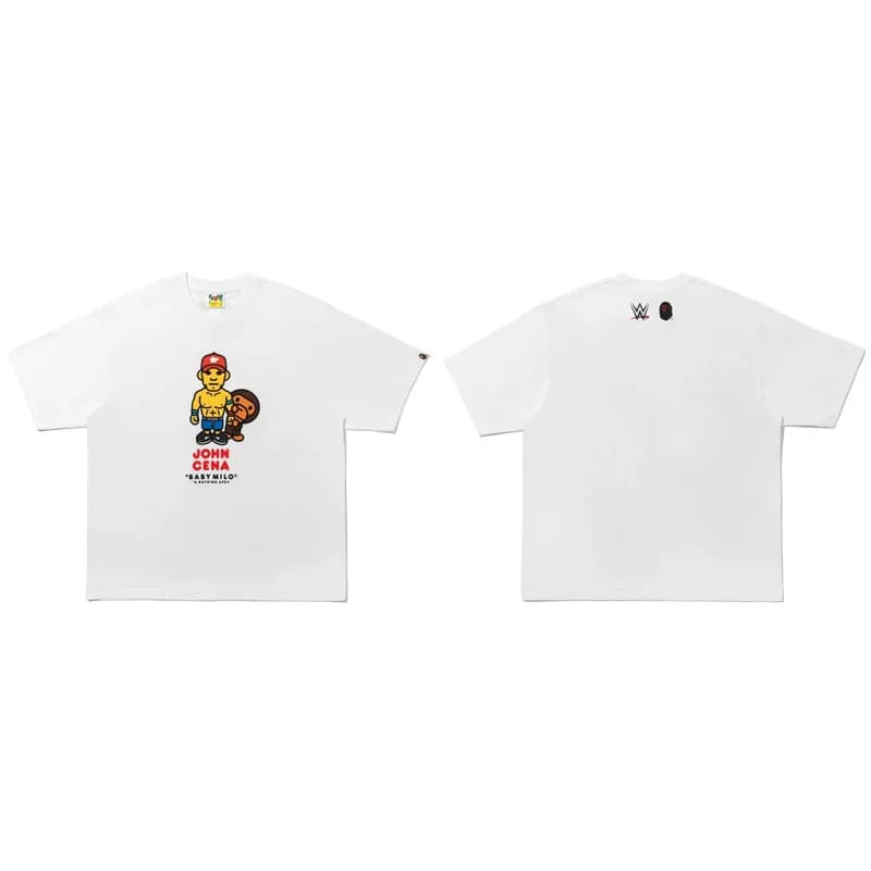 BAPE Graphic T-Shirt John Cena x Baby Milo