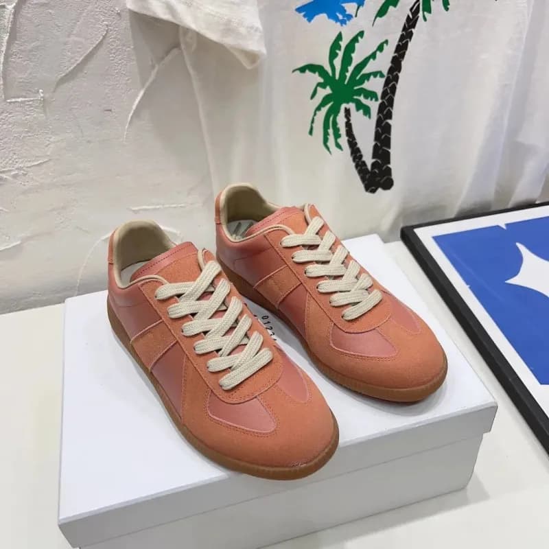 Maison Margiela Future Sneaker Coral Suede
