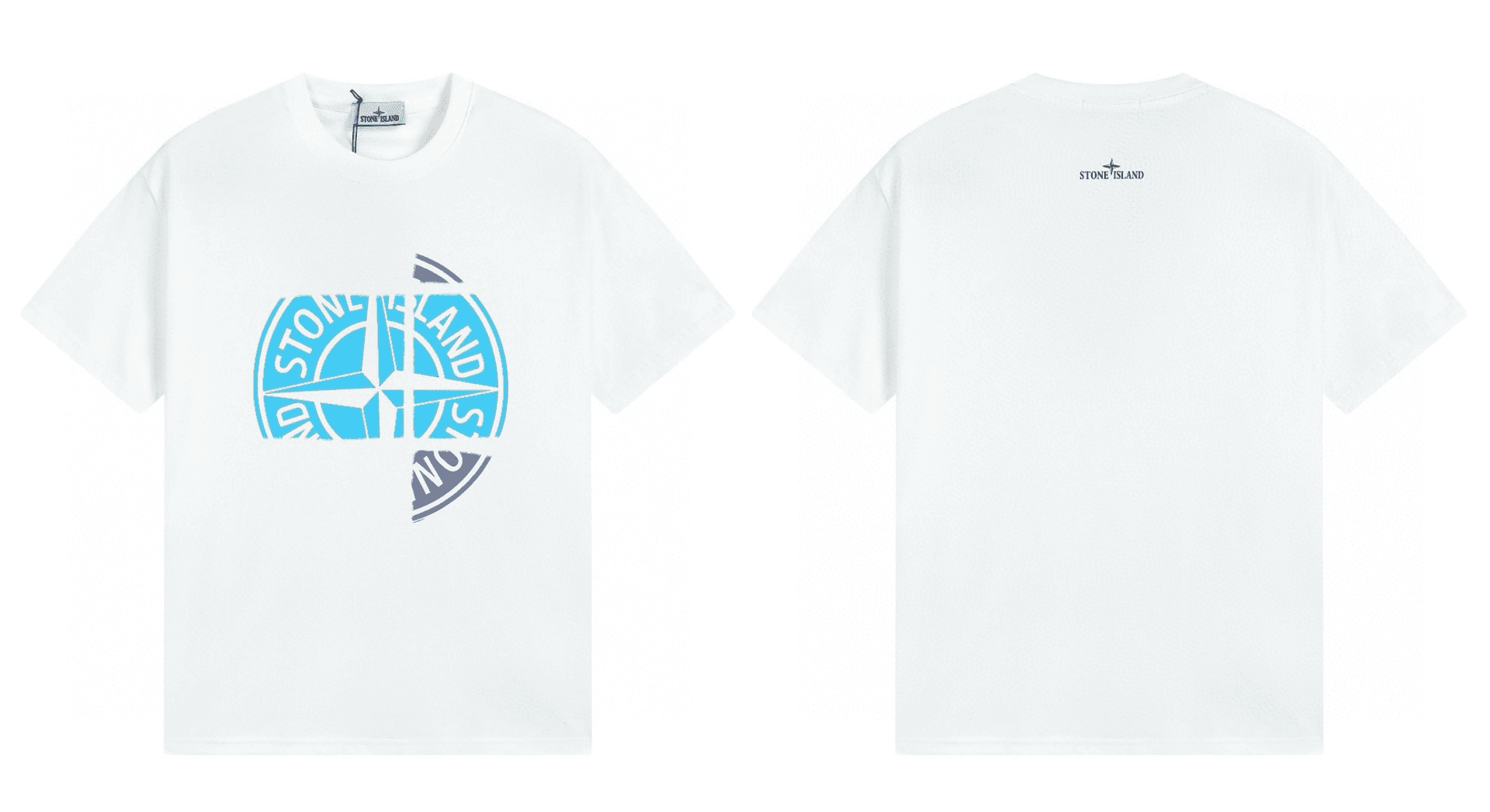 Stone Island Graphic T-Shirt Eclipse Print — 24