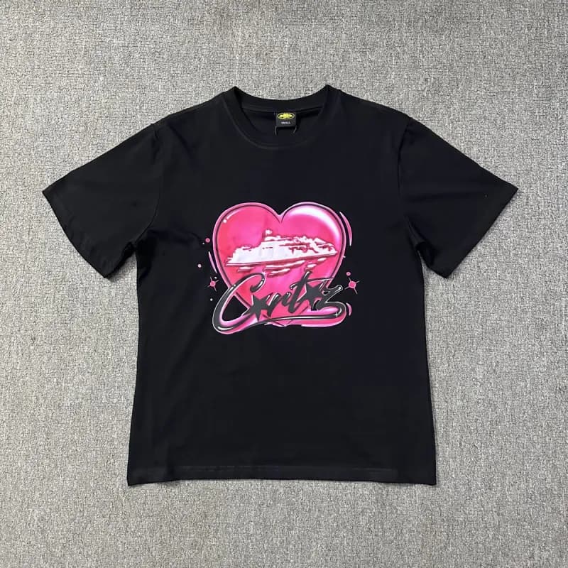 Corteiz T-Shirt Cortez Logo — 3215（黑色）