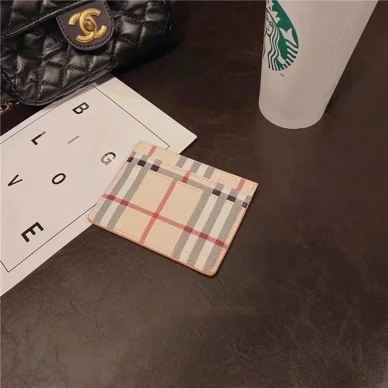 Burberry Check Card Holder Vintage Check