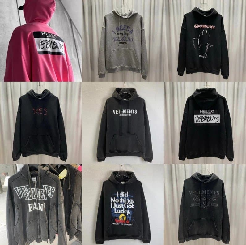 Off-White Zip-Up Hoodie Distressed Logo — V49