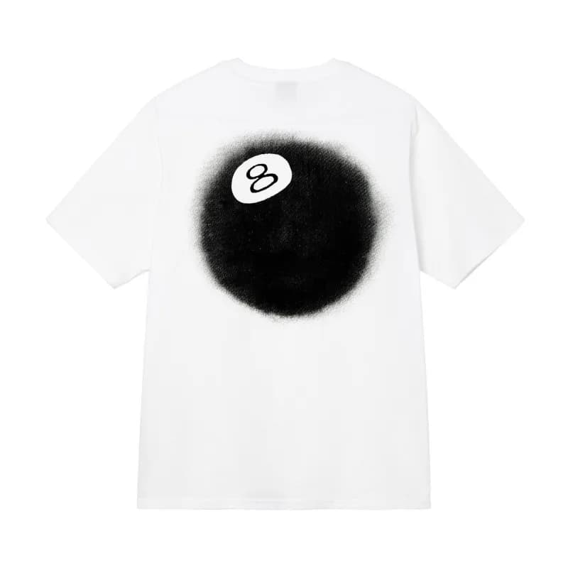 Stüssy Logo Tee Classic Stussy — White [gradient]
