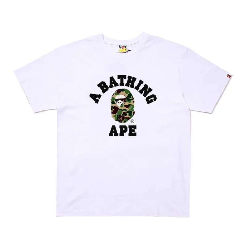 BAPE A Bathing Ape Tee Camo Ape Head