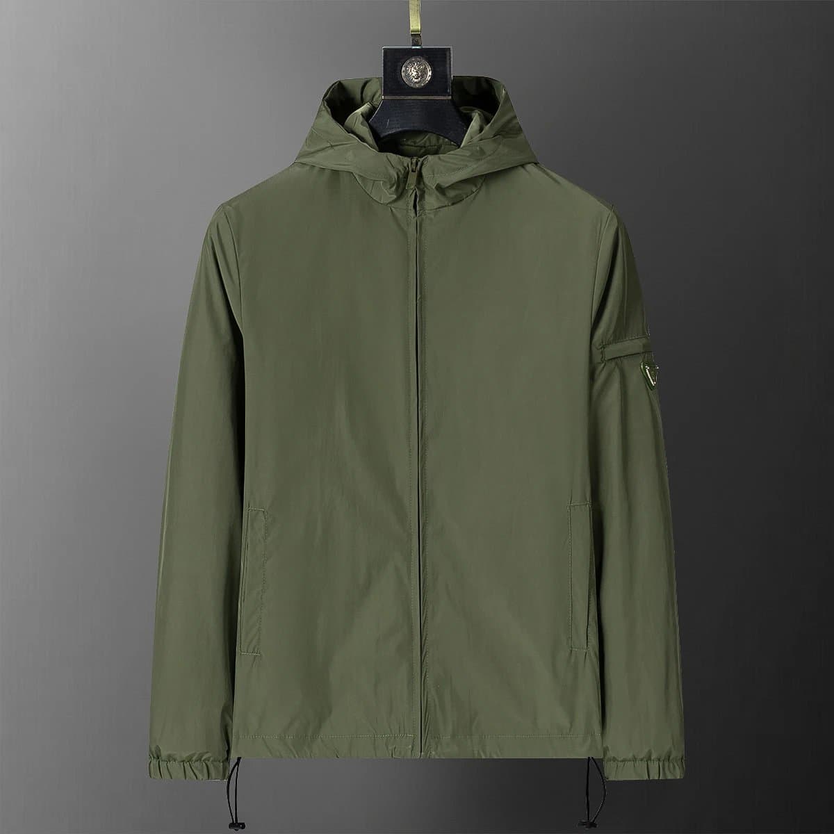 Gucci Hooded Windbreaker GG Monogram Gradient — Pra5