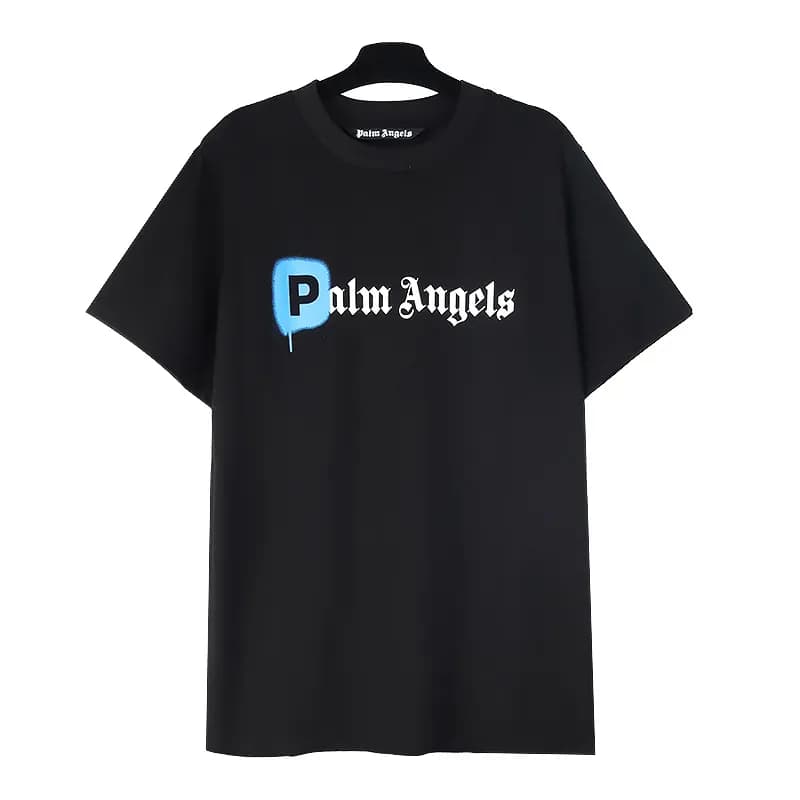 Palm Angels Graphic Tee Blue Logo
