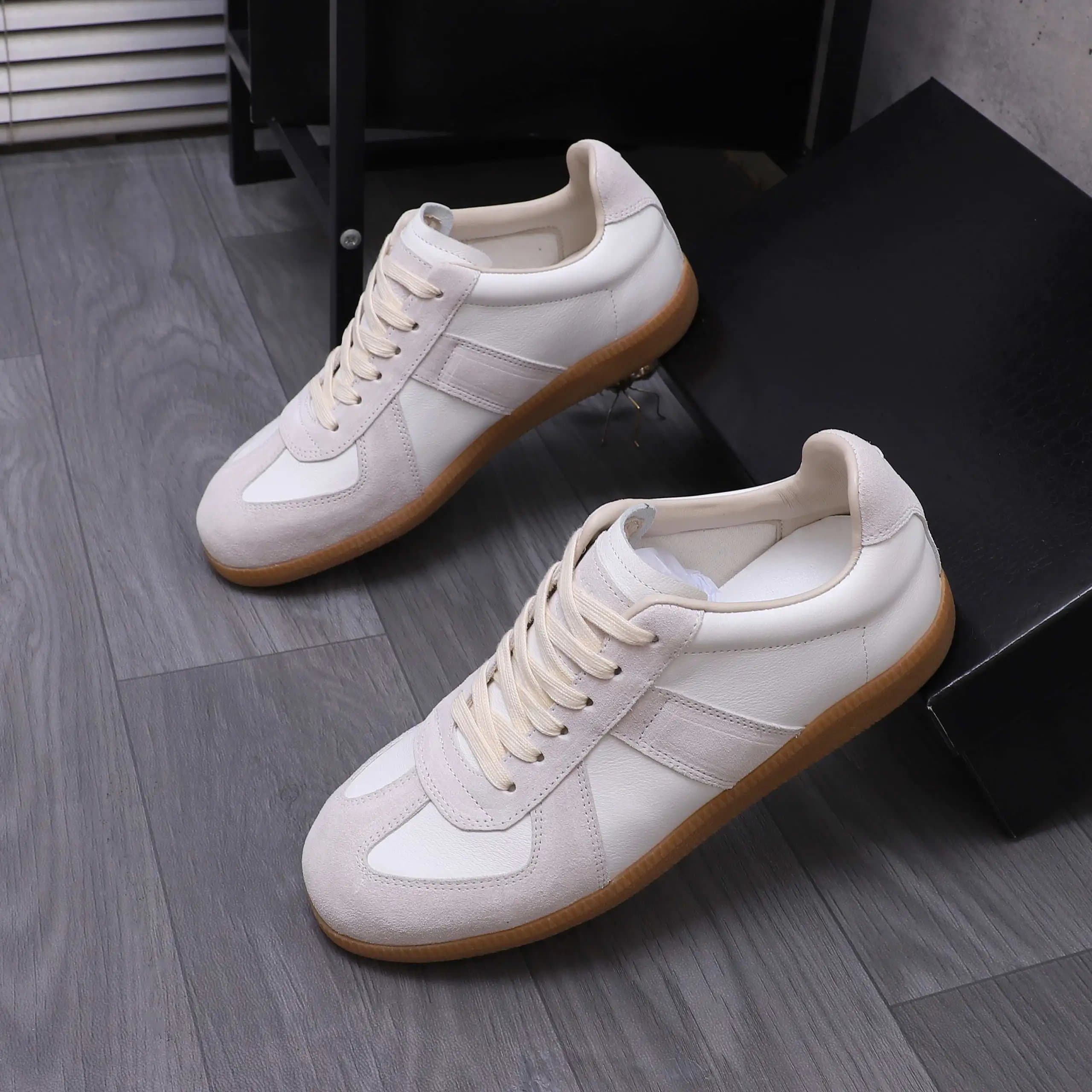 Maison Margiela Future Sneaker White Suede Leather