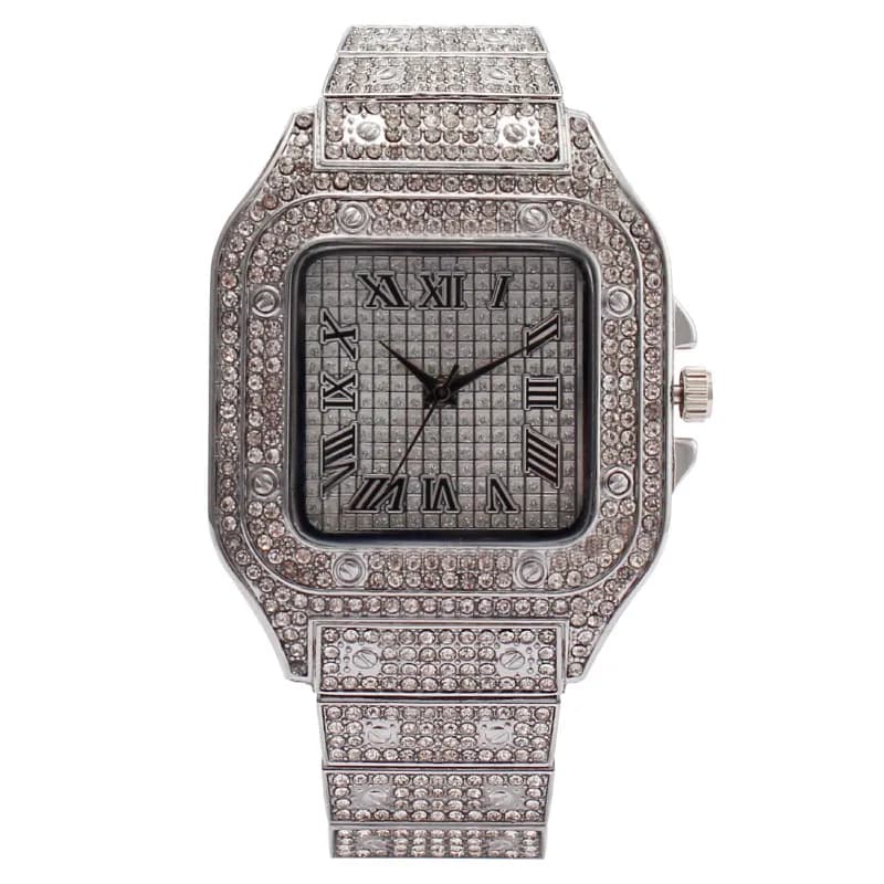 Cartier Santos Fully Iced