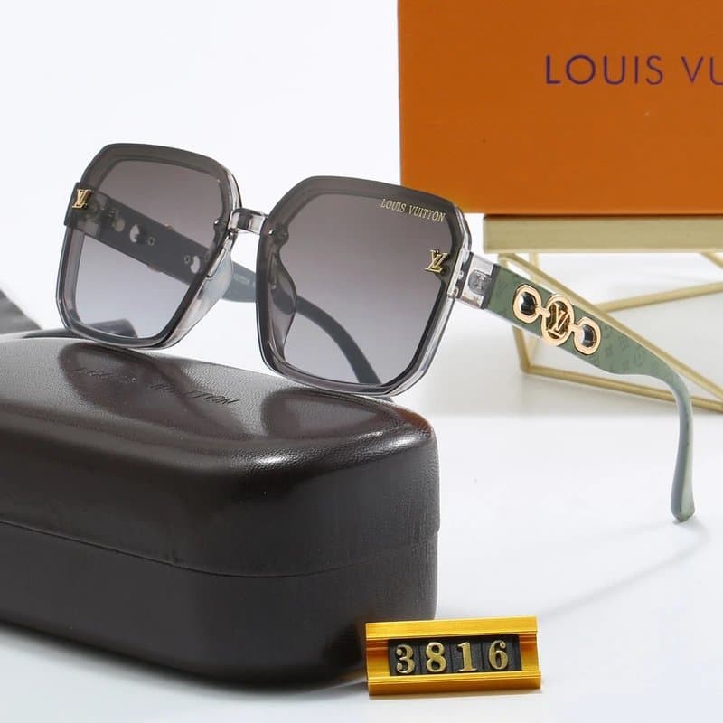 Louis Vuitton Square Sunglasses Monogram Canvas Temples