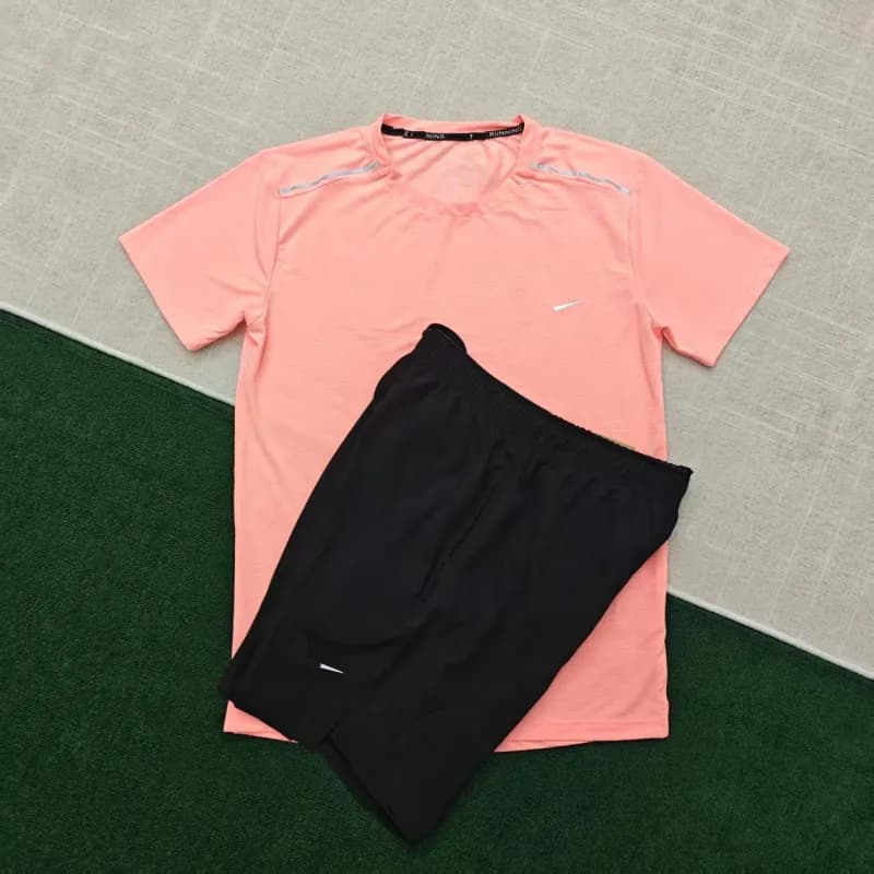 Nike Running Set Mint Green — 水晶条橙色+D218黑色