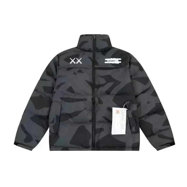 The North Face Puffer Jacket Camouflage Print