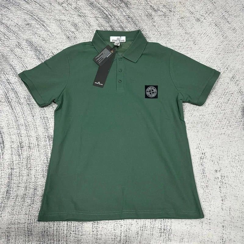 Stone Island Polo Shirt Compass Logo