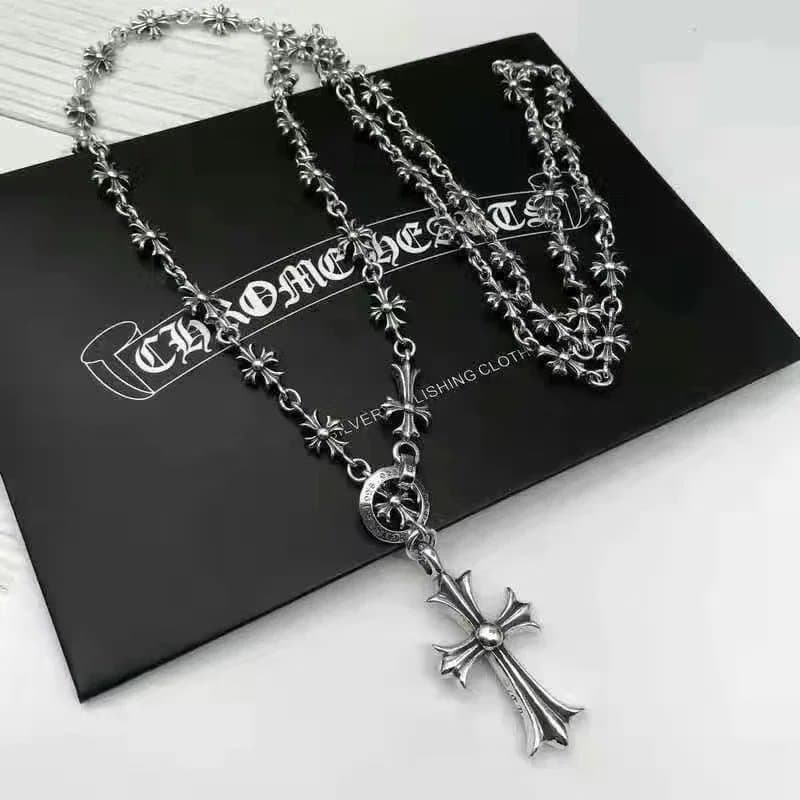 Chrome Hearts Cross Pendant Necklace Classic十字链
