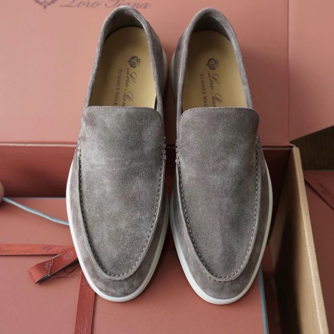 Loro Piana Summer Walk Loafer Suede