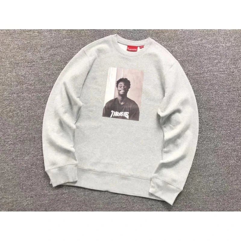 Supreme Crewneck Sweatshirt Thrasher Photo Print