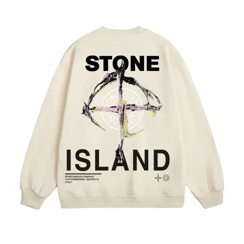 Stone Island Cotton T-Shirt Compass Patch — STD-20
