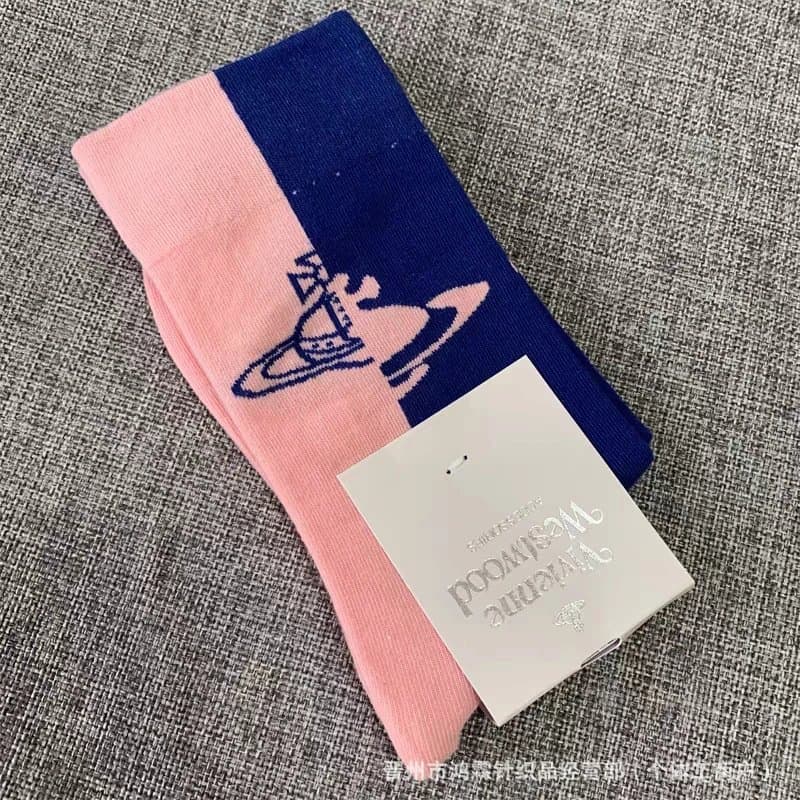Vivienne Westwood Logo Socks Two-Tone