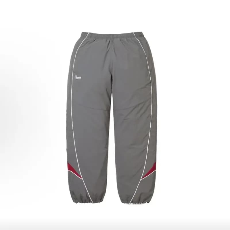 The North Face Wind Pants Grey with Red Accents