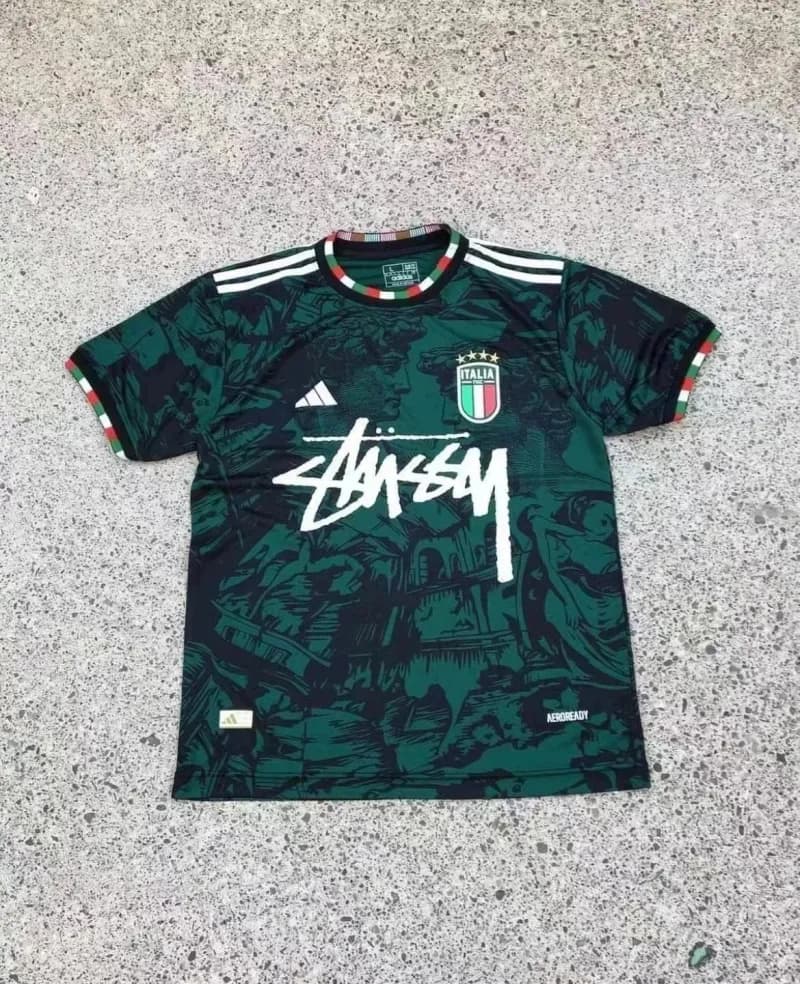 Italy National Team Jersey Stüssy x Adidas Collaboration
