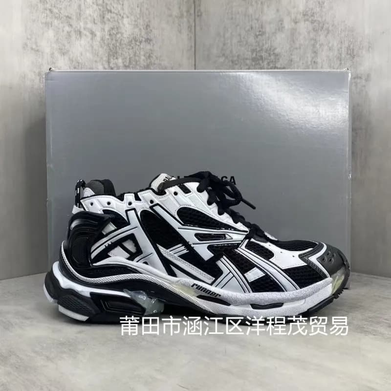 Balenciaga Triple S Black White